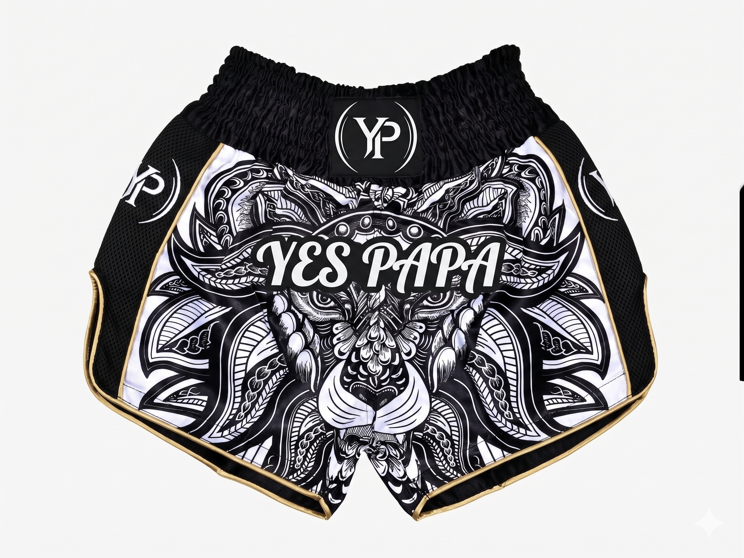 Gemini_Generated_Image_yvgxvcyvgxvcyvgx Premium Authentic Muay Thai Shorts - Image 1